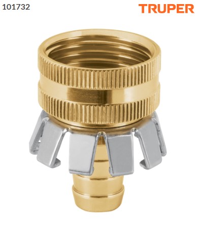 Conector 1/2 hembra tipo garra de aluminio, Truper