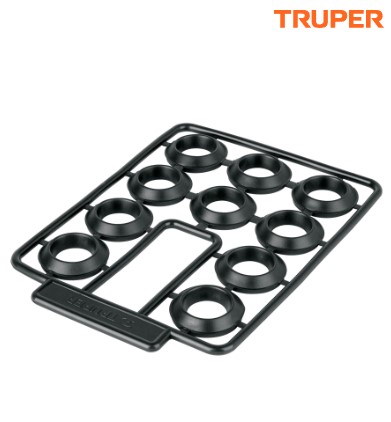 Bolsa con 10 empaques de PVC antifuga para manguera, Truper