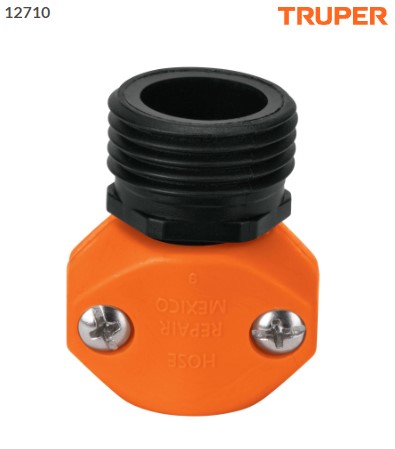 CONECTOR PLASTICO MACHO DE 1/2