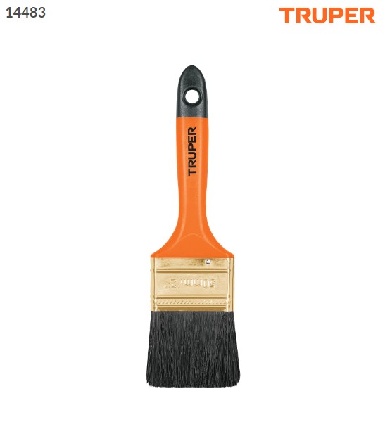 Brocha profesional de 2" con mango de plástico, Truper
