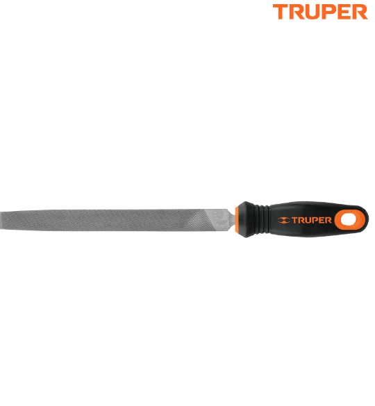 Limas planas, bastardas con mango comfort grip