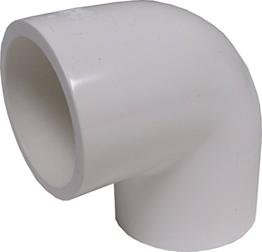 CODO PVC LISO DE 1/2