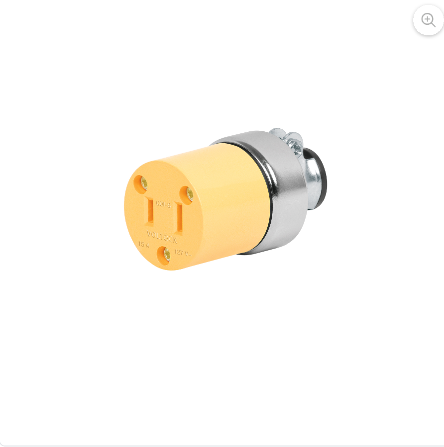 Contacto industrial blindado polarizado, VOLTECK