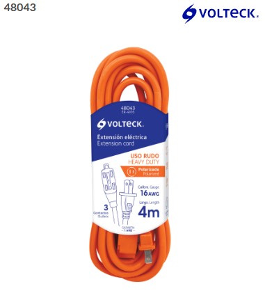 Extension electrica uso rudo 4M cal16