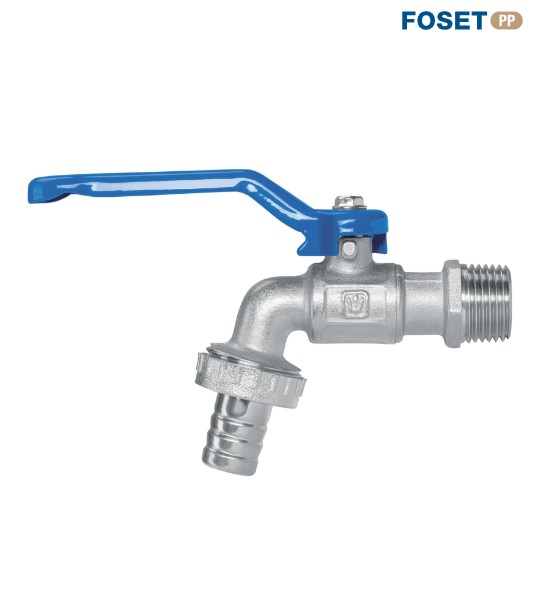 Llave de esfera, de latón, 140 gr, entrada 1/2", FOSET