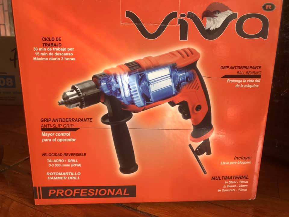 Taladro rotomartillo Chuck de 1/2 810 watts