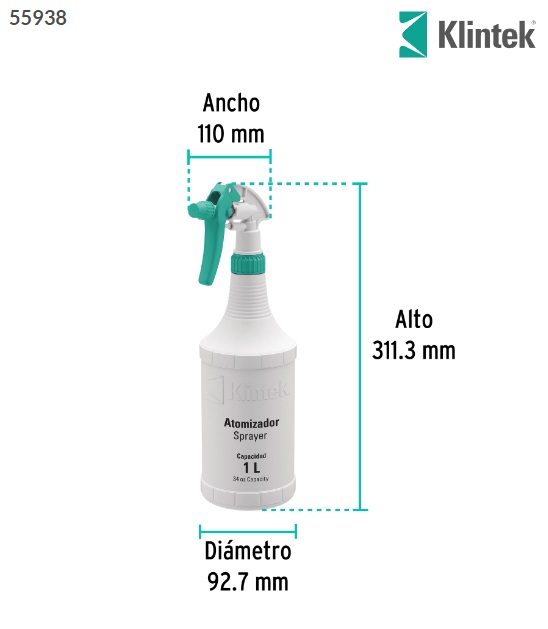 Atomizador de 1 litro, Klintek