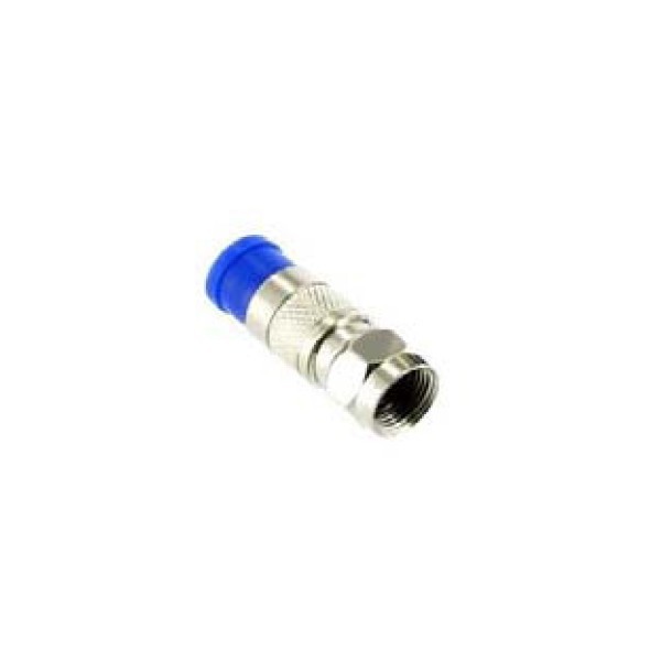 TERMINAL DE PRESION AZUL DE INTEMPERIE P/CABLE RG-6