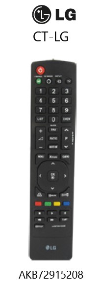 CONTROL REMOTO PARA TV LCD LG AKB72915208