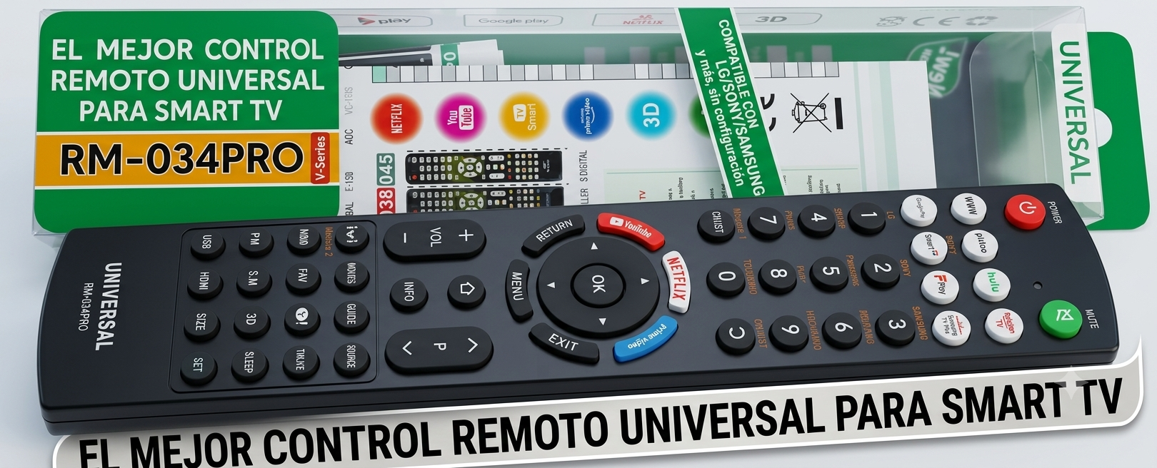 Control remoto universal RM-034S
