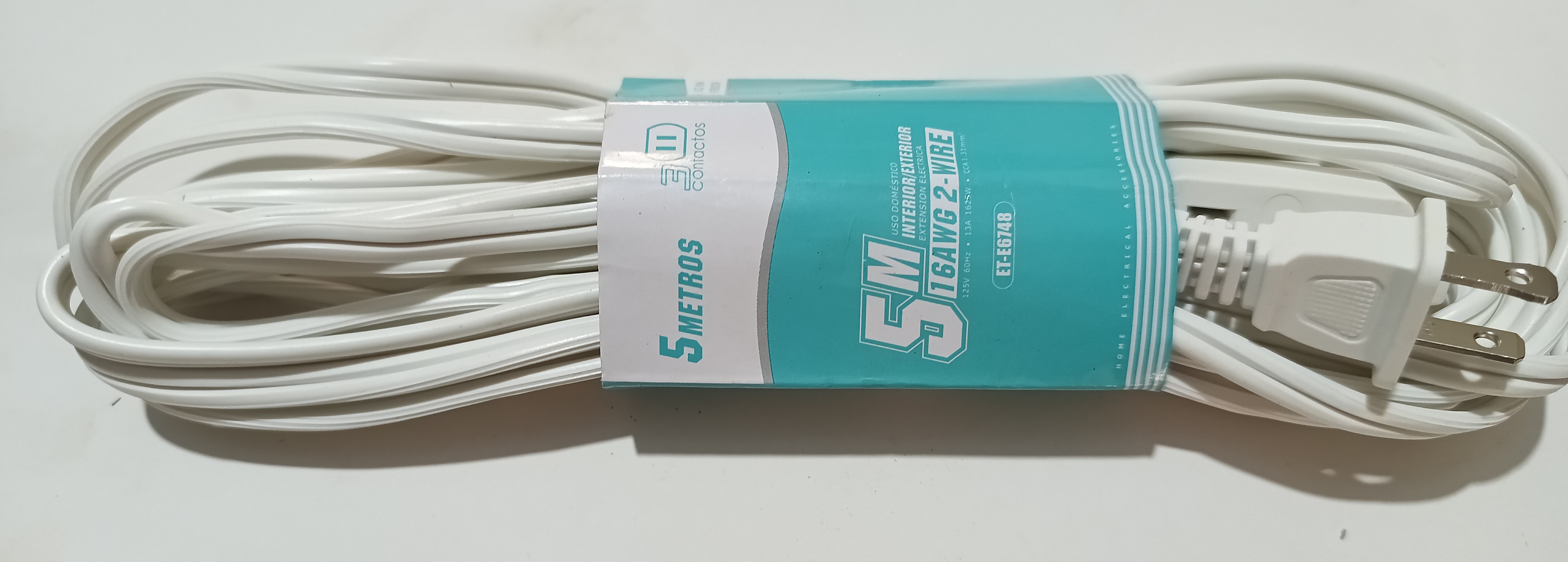 Extension electrica para interior 5M