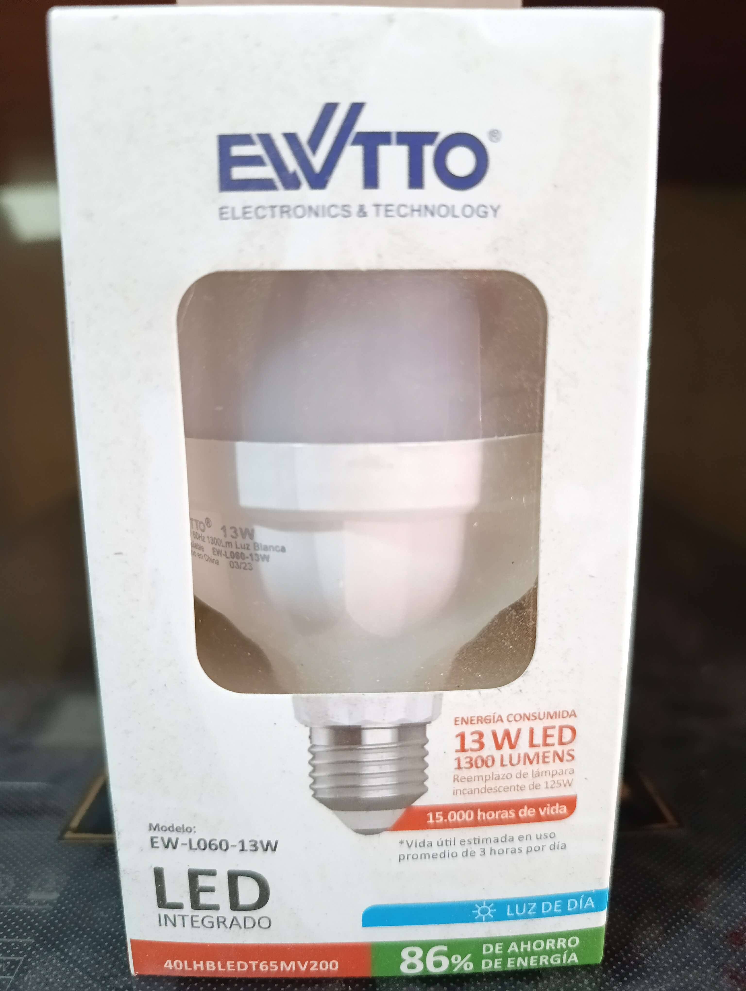 BOMBILLA DE LUZ EWTTO 13W