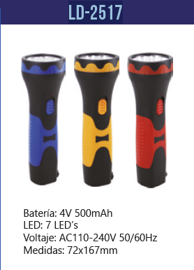 LAMP. DE MANO LED RECARGABLE IML2517