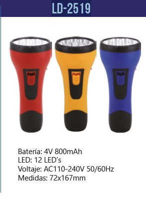 LAMP. DE MANO LED RECARGABLE IML2519