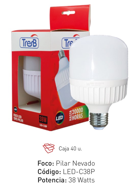 FOCO LED 60W TIPO PILAR 3B
