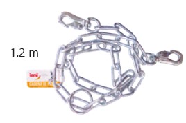 CADENA PARA MASCOTA DOBLE BANDA 5MM X 1.2M
