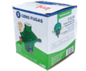 REGULADOR DE GAS QC VERDE 2 CLIPS