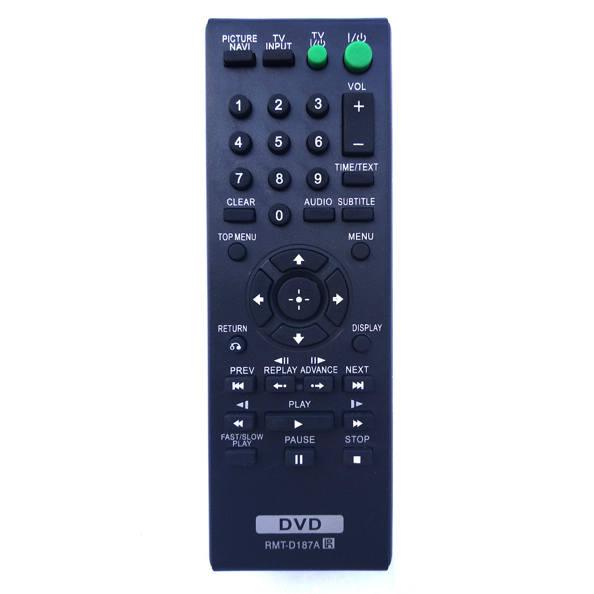control remoto SONY para DVD