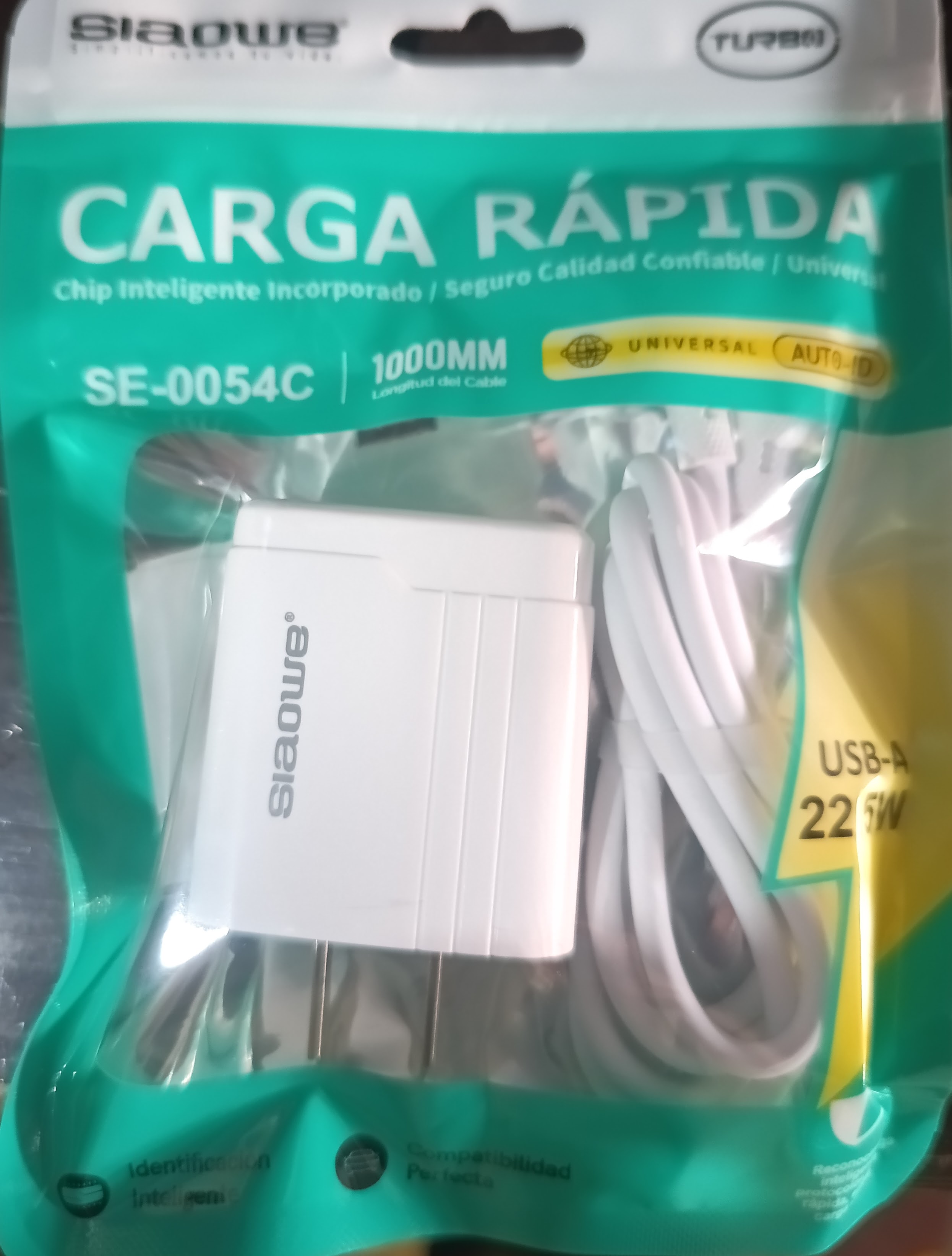 Cargador siaowe 22.5 W