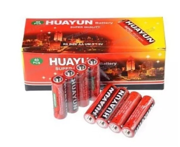 bateria huayun doble A